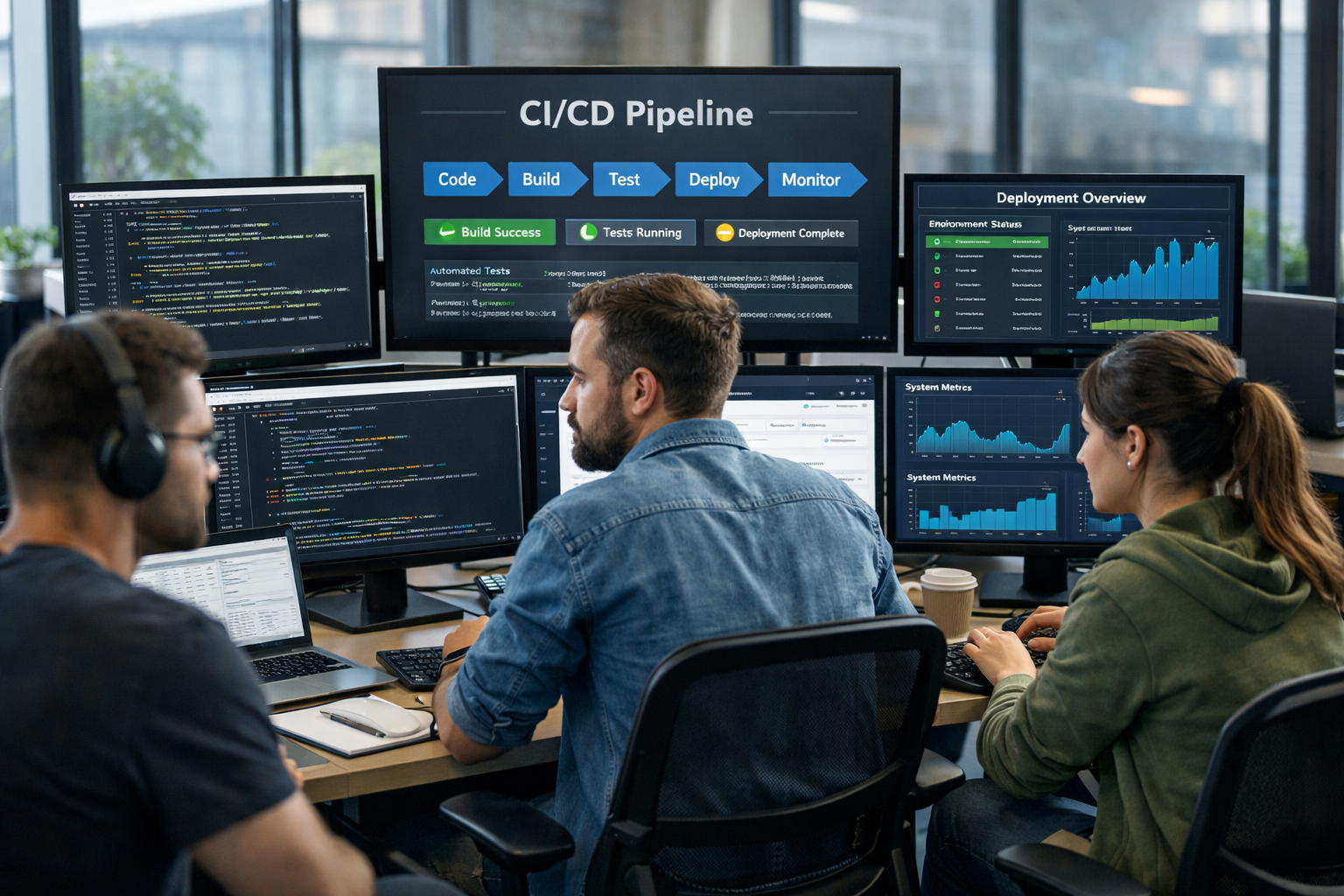 DevOps & QA Testing  M Tech team at work