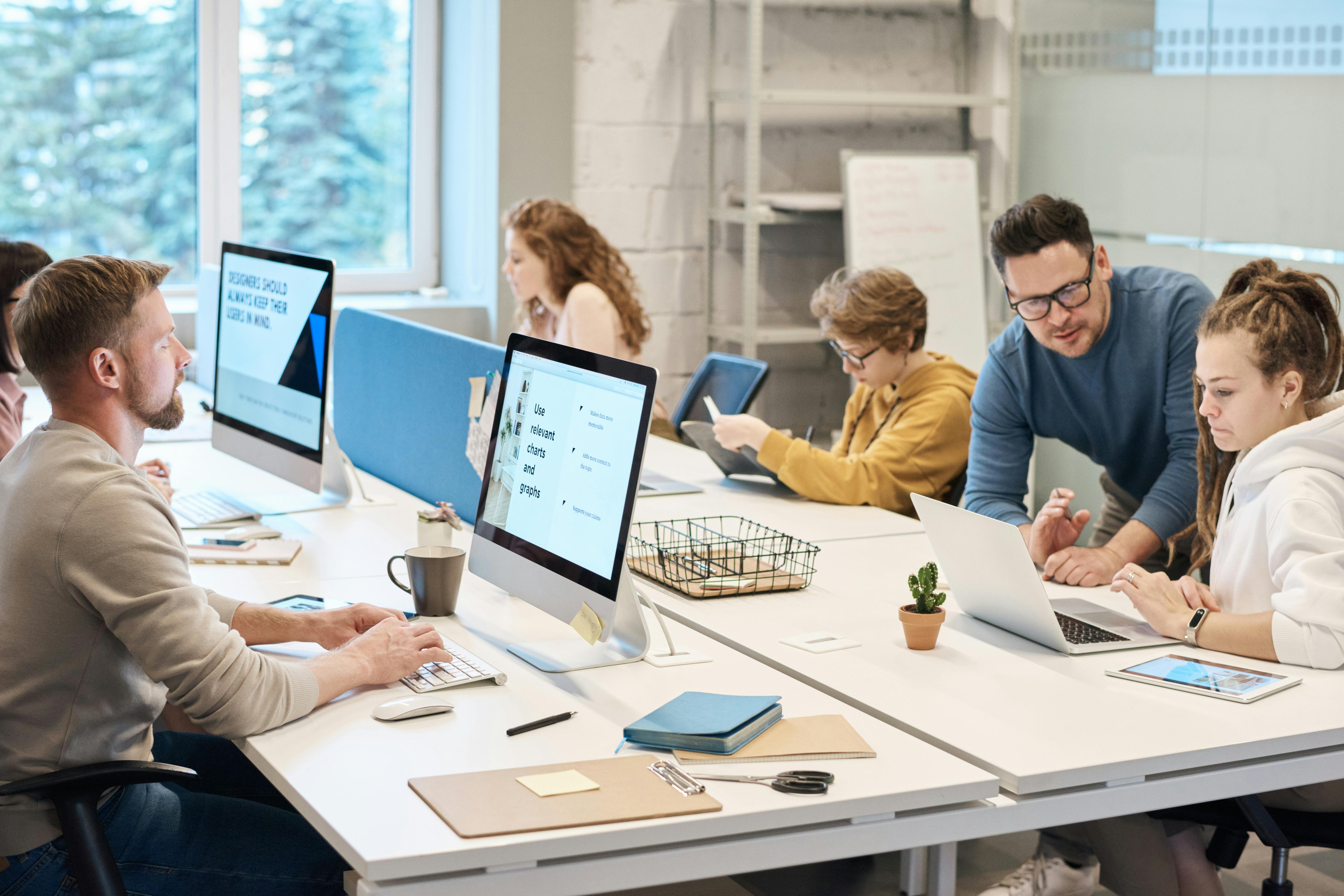 Developers at work